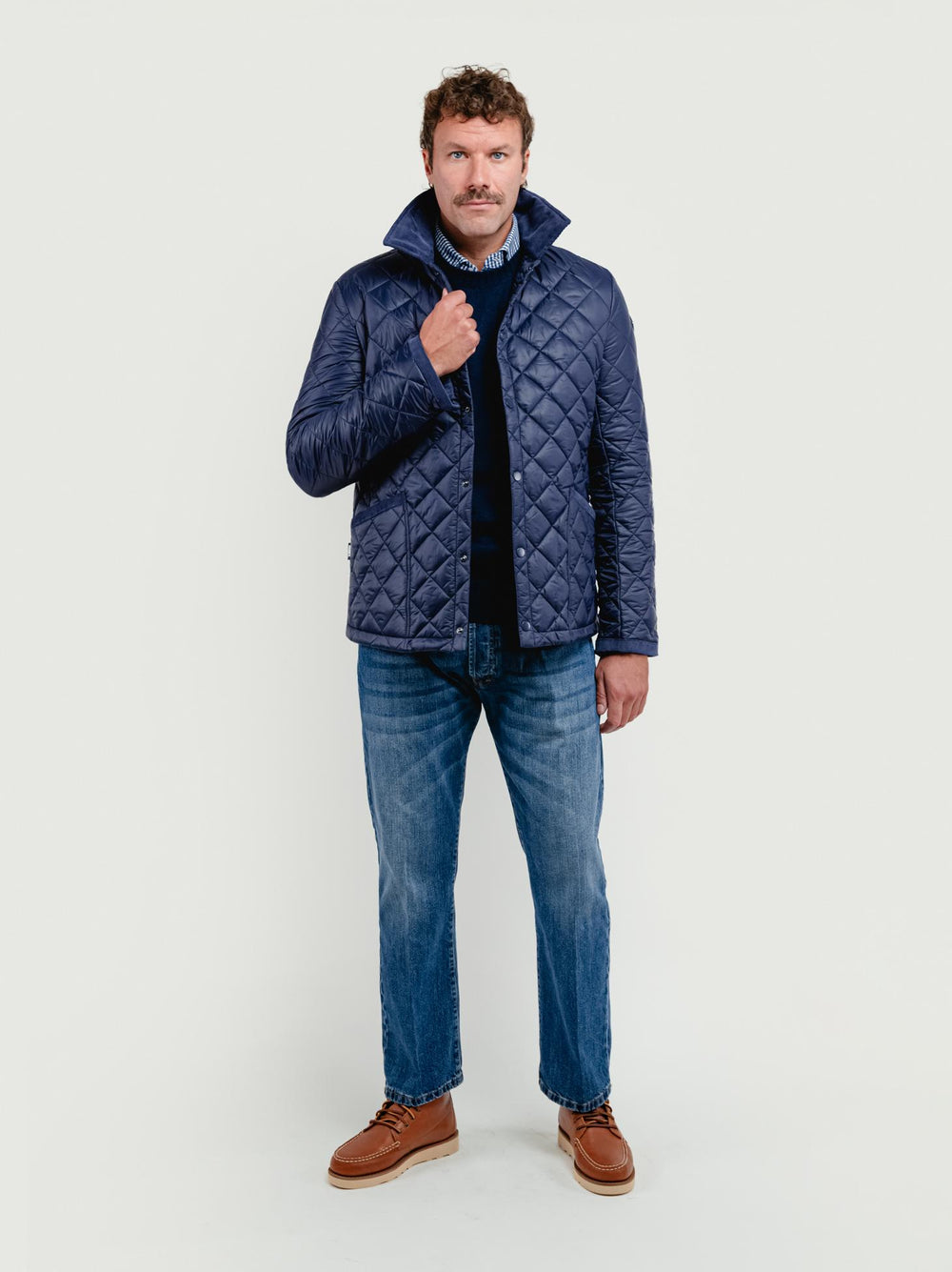 GIUBBOTTO TRAPUNTATO OSCAR BLU H0091K0029 BLU HUSKY 