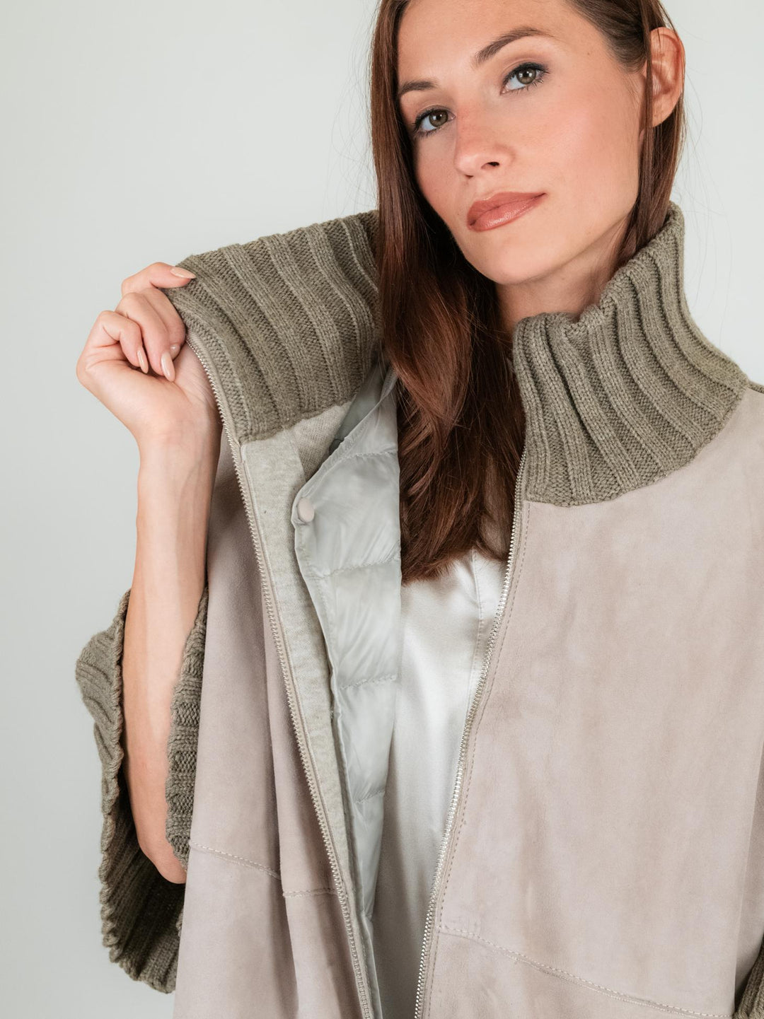 GIACCA MANTELLA ADELE CON PIUMINO 3 IN UNO BEIGE