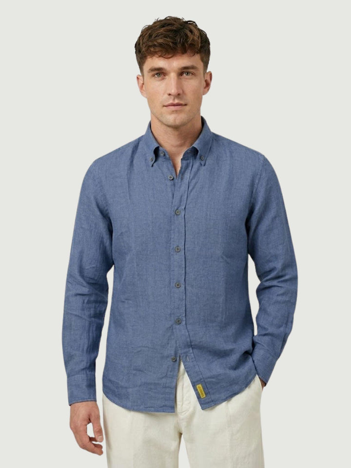 Camicia Bradford in lino bluette BRAD/TC162 B73 BAGGIES 
