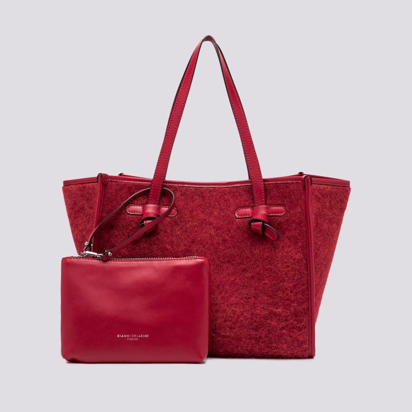 Borsa a spalla Marcella Furry paprika BS 6849/23AI FURRY 9702 GIANNI CHIARINI 