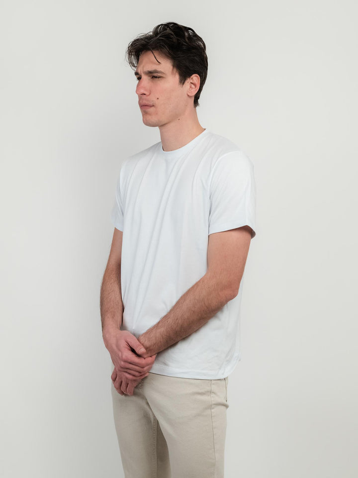 T-SHIRT GIROCOLLO BIANCA