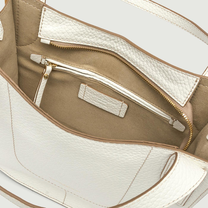 Borsa a mano Lucrezia in pelle bianca BS 10894 TKL-CM 11933 GIANNI CHIARINI 