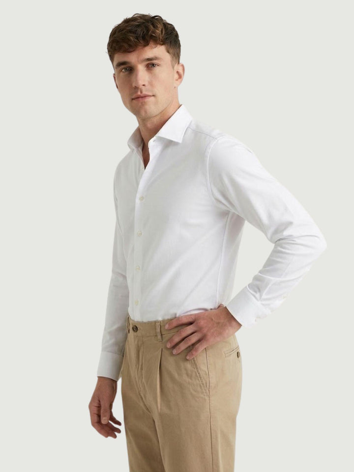 Camicia in tessuto performance bianca PERFORMANCE BIANCO ANDREA MORANDO 