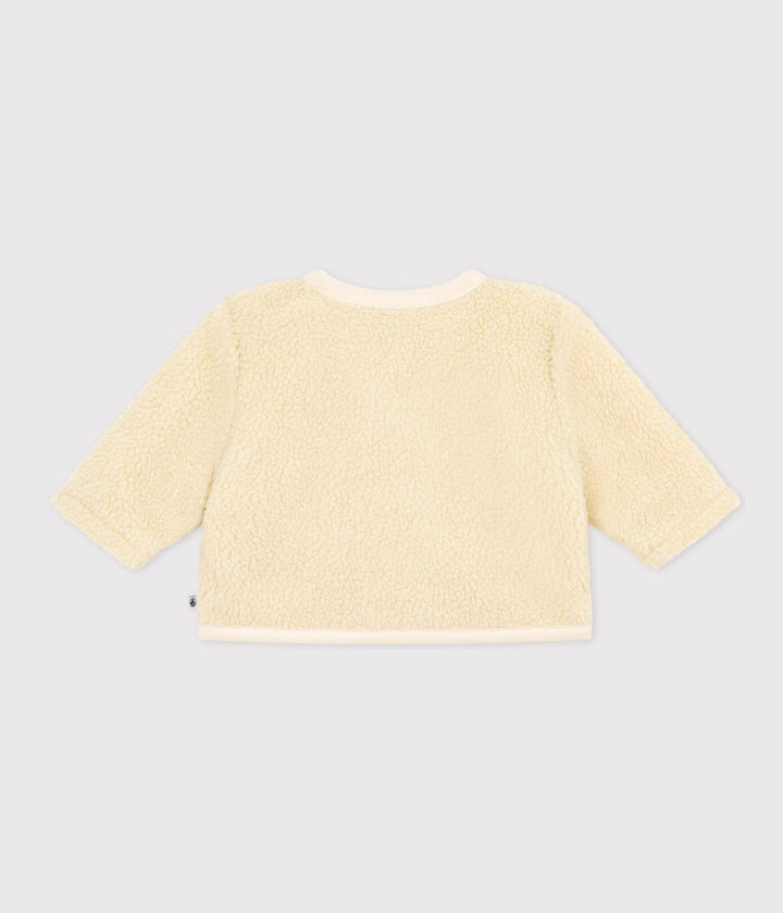 GIACCA IN SHERPA PER BEBÈ A08B3 01 PETIT BATEAU 