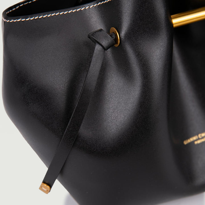Borsa a spalla Amanda in pelle nera BS 10630 PRCK 001 GIANNI CHIARINI 