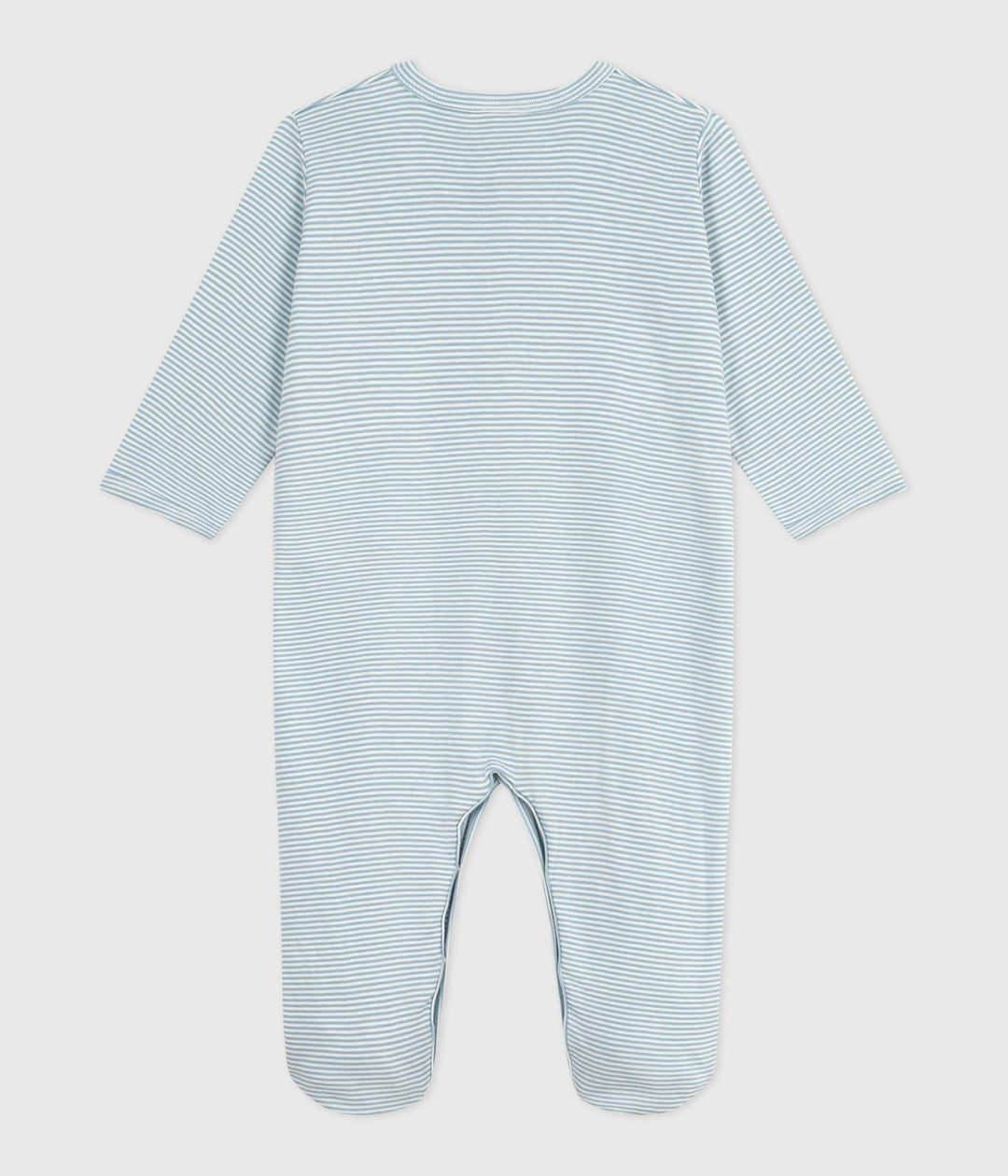 Pigiama in cotone millerighe neonato A0E2M 01 PETIT BATEAU 