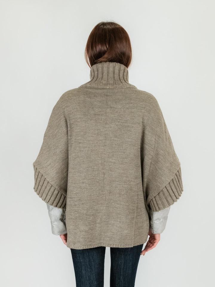 GIACCA MANTELLA ADELE CON PIUMINO 3 IN UNO BEIGE