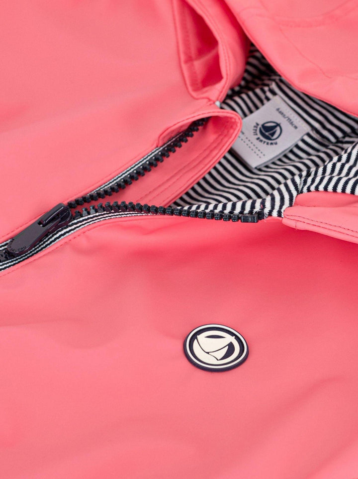 Giubbino impermeabile unisex rosa A0F08 05 PETIT BATEAU 