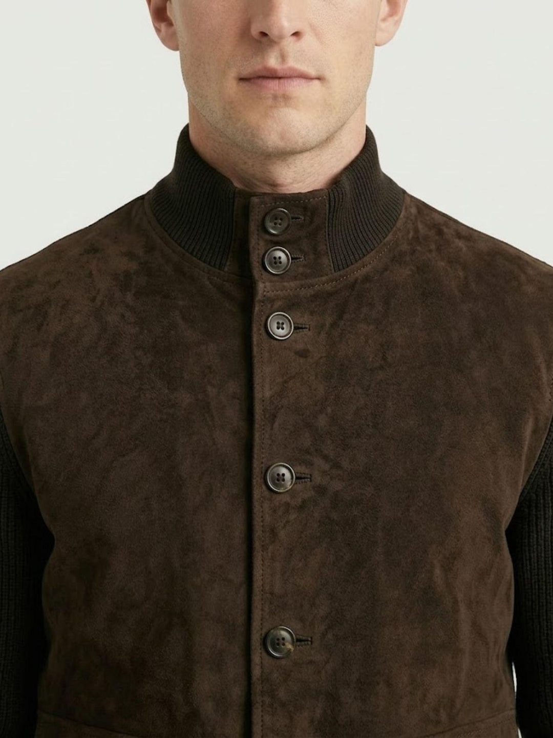Giacca Riverside in camoscio cioccolato RIVERSIDE 126 JACK LEATHER 