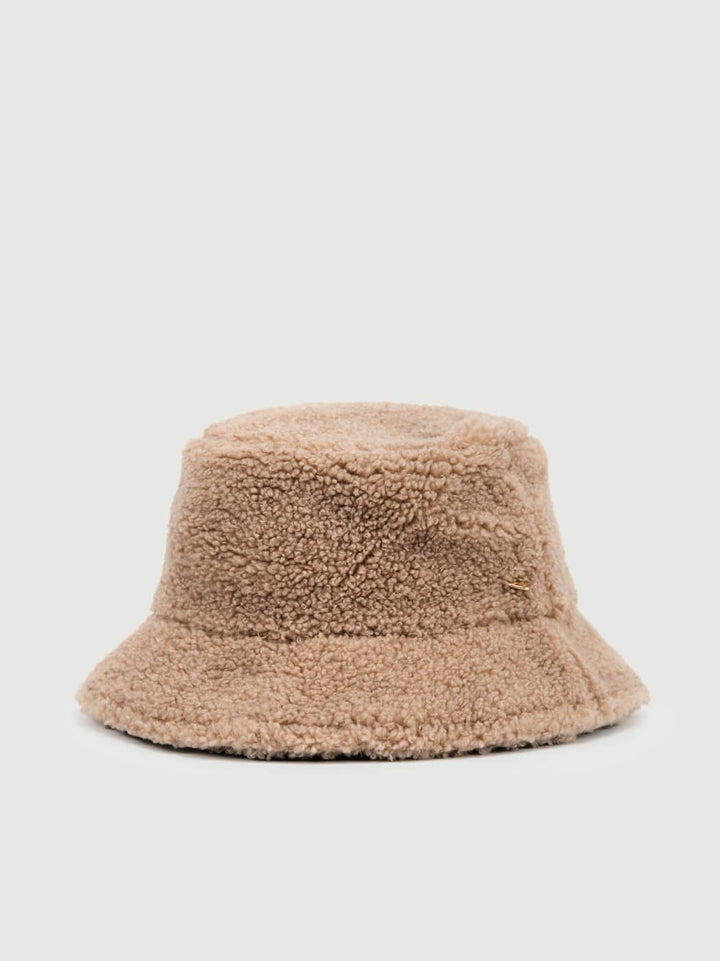 CAPPELLO BUCKET IN TEDDY BEIGE CP4287 FANGO ANDREA MORANDO 