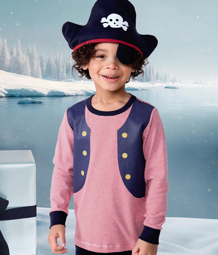 Pigiama travestimento da pirata in cotone bambino A0DW2 01 PETIT BATEAU 