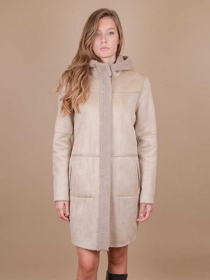 ECO MONTONE REVERSIBILE BEIGE B365MONT 031 ANDREA MORANDO 