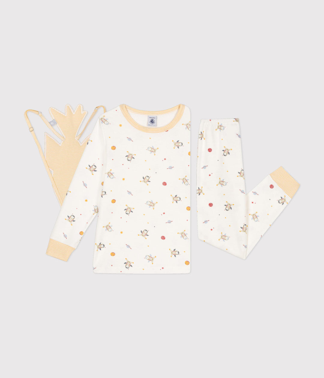 Pigiama travestimento in cotone motivo spazio A0B82 01 PETIT BATEAU 