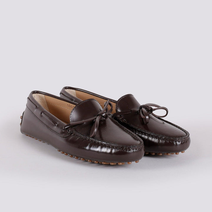 MOCASSINO IN PELLE CON GOMMINI 1003/PELLE T MORO ANDREA MORANDO 