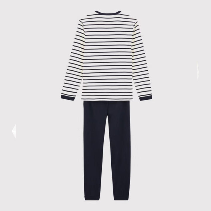 PIGIAMA A RIGHE MARINIÈRE UNISEX A COSTINE A01FF 01 PETIT BATEAU 