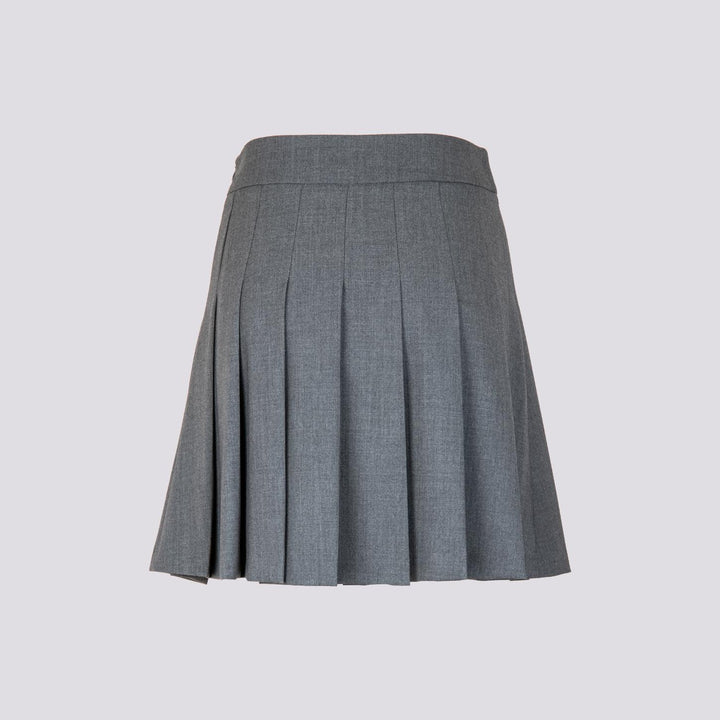 GONNA A BALZE IN TESSUTO GRIGIO ANTRACITE 4041/2733 625 ANDREA MORANDO 