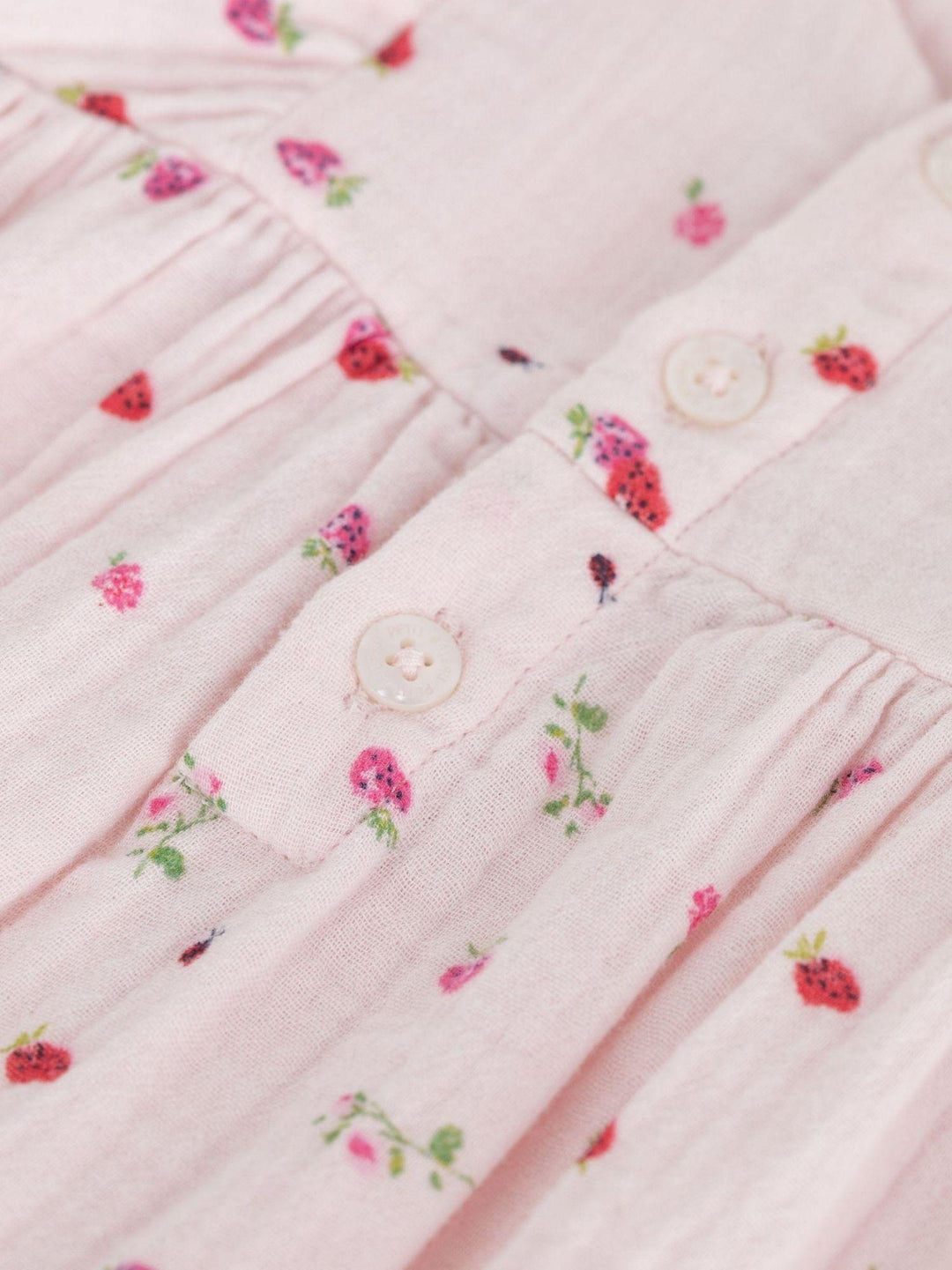 Tutina in cotone stampa floreale A0F15 01 PETIT BATEAU 