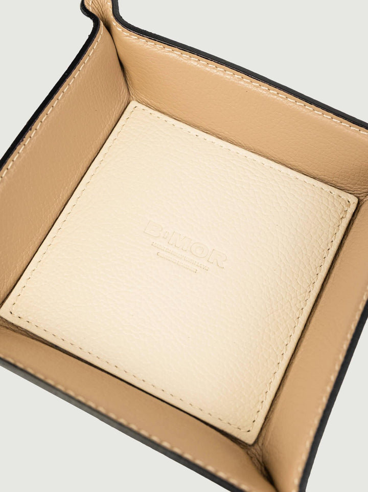 SVUOTATASCHE IN PELLE BEIGE SVUOTATASCHE CAPPUCCINO BIMOR 