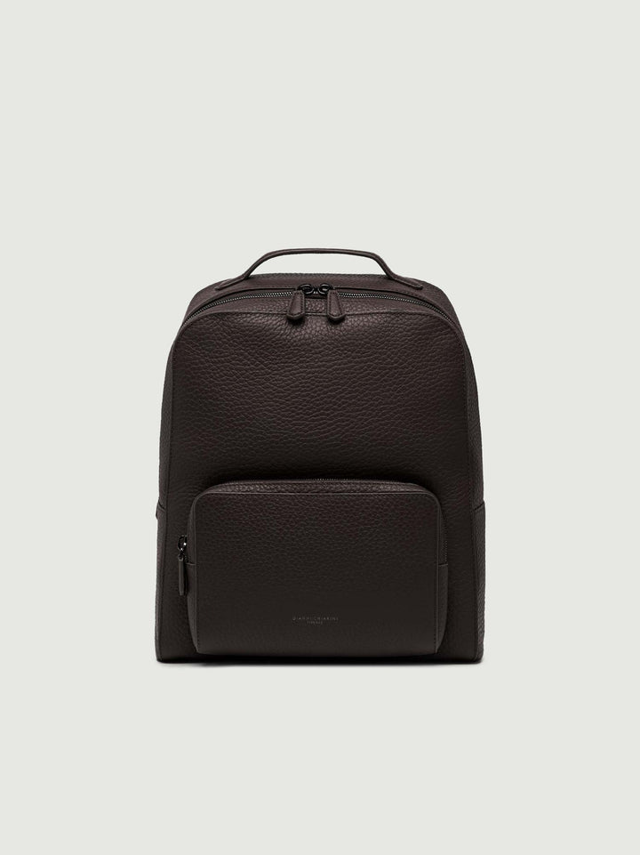ZAINO FLORENCE IN PELLE MARTELLATA TESTA MORO ZNU B17813-1 QNT 221 GIANNI CHIARINI 