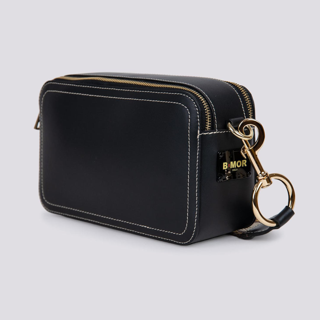 BORSA A TRACOLLA MAXI YOURS IN PELLE NERA MAXI YOURS NERO BIMOR 