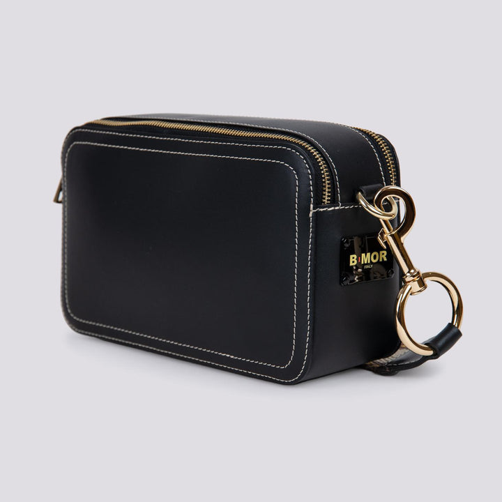 BORSA A TRACOLLA MAXI YOURS IN PELLE NERA MAXI YOURS NERO BIMOR 