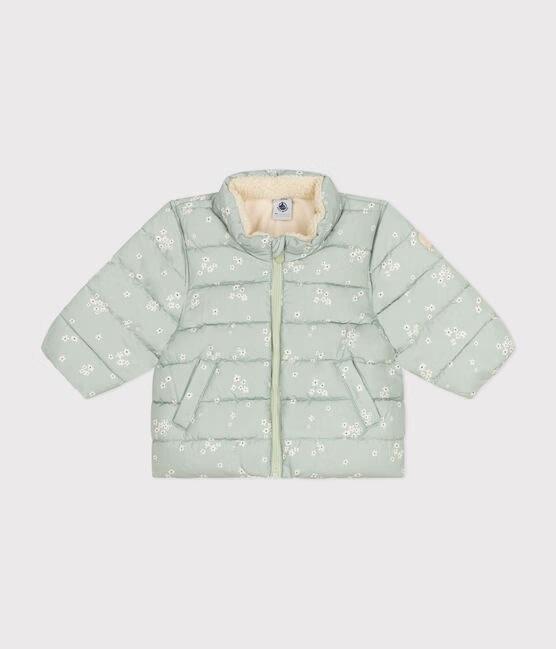 Piumino multicolor con cappuccio ritraibile e stampa A0B44 01 PETIT BATEAU 