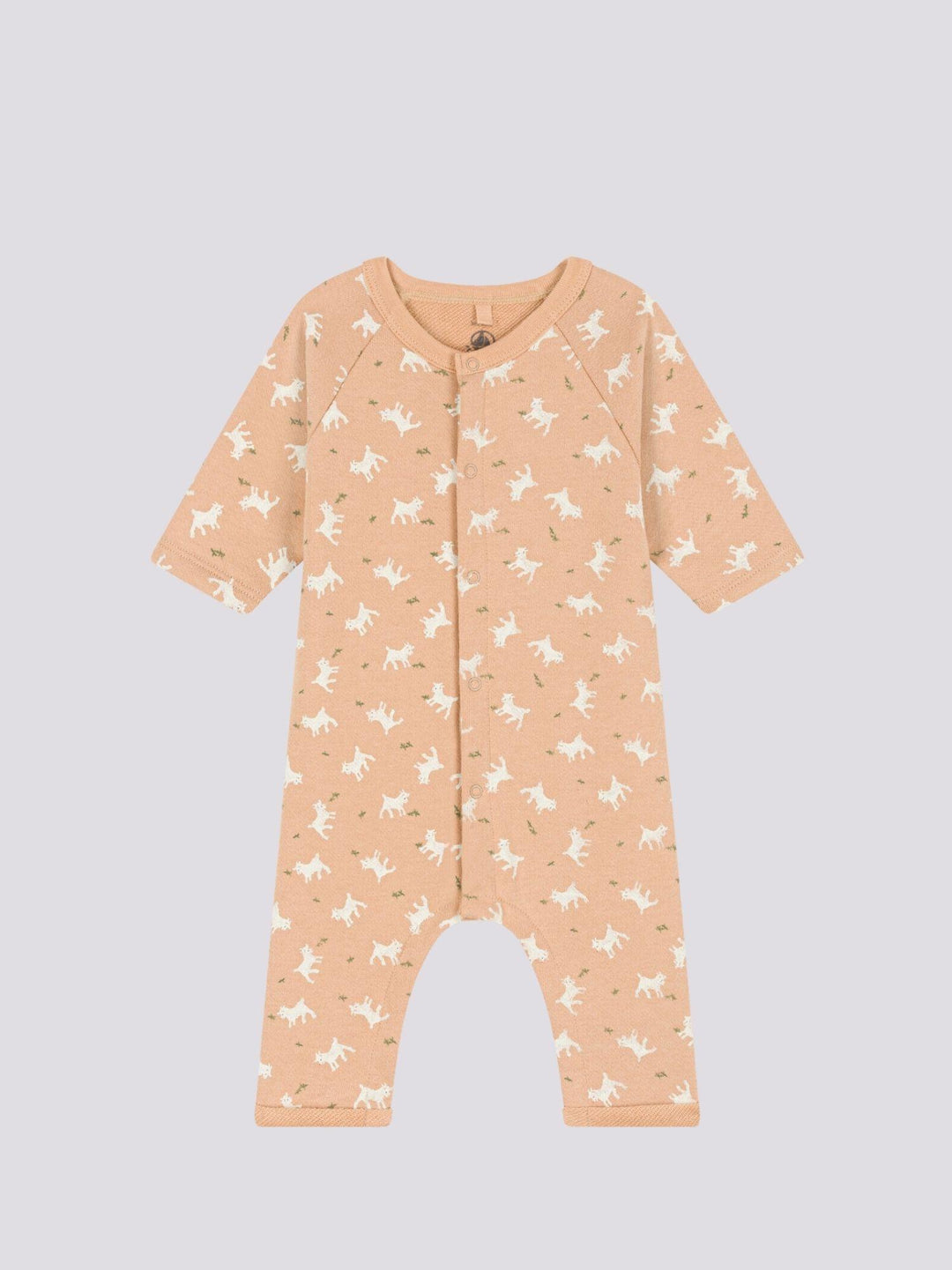 TUTINA LUNGA IN TESSUTO FELPATO PER BEBÈ A087F 01 PETIT BATEAU 