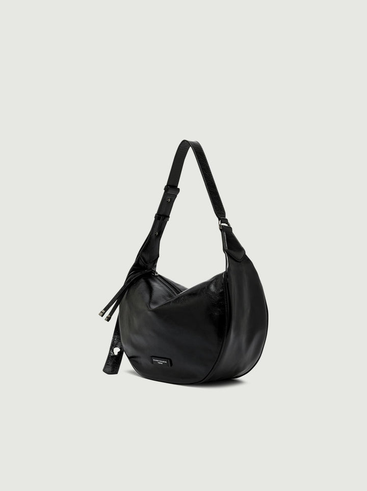 BORSA CHARLOTTE IN PELLE VINTAGE NERA BS 11756 RALPH 001 GIANNI CHIARINI 