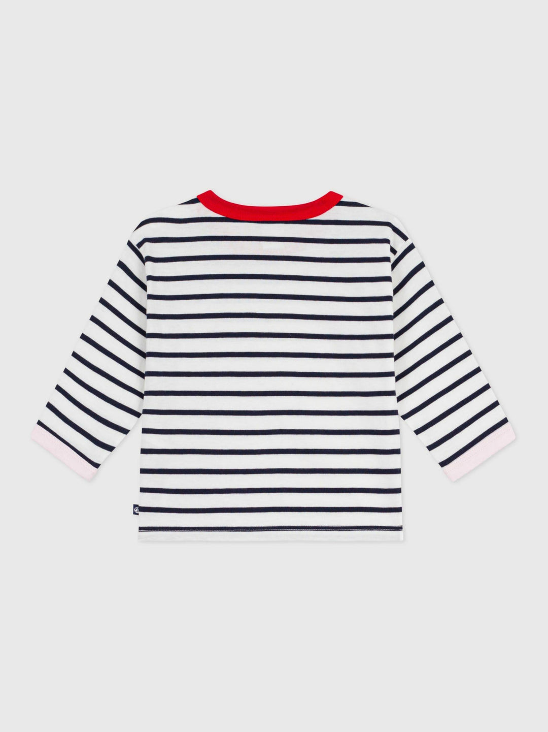 Marinière con patch cuore A0FPQ 01 PETIT BATEAU 