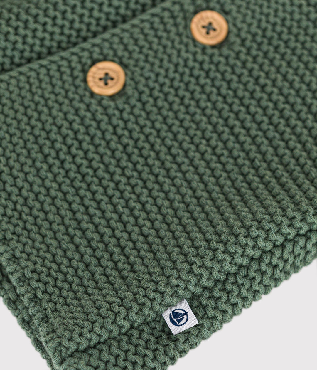 CARDIGAN IN TRICOT A PUNTO LEGACCIO PER BEBÈ A09J2 02 PETIT BATEAU 