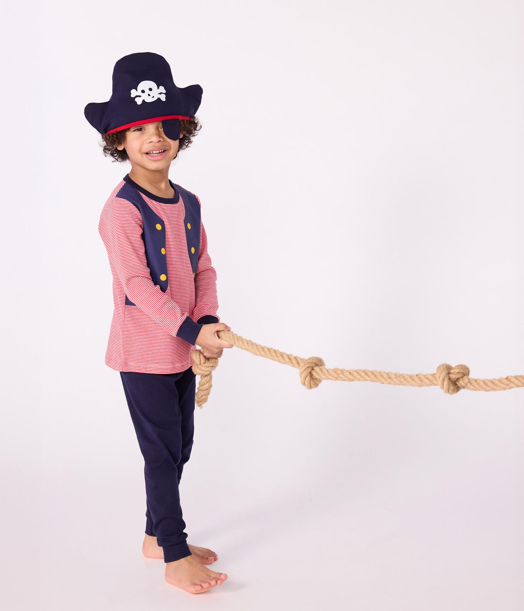 Pigiama travestimento da pirata in cotone bambino A0DW2 01 PETIT BATEAU 