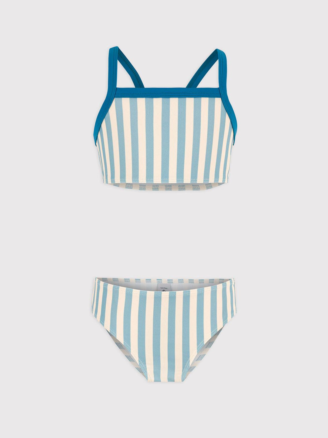 Costume 2 pezzi a righe bambina A06OM 01 PETIT BATEAU 