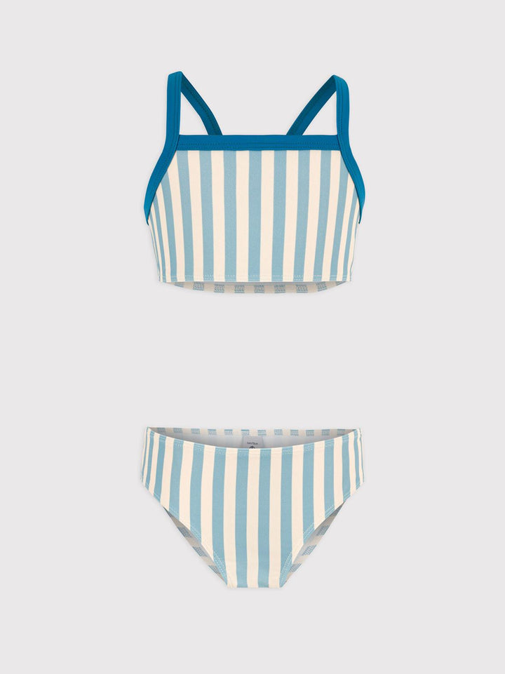 Costume 2 pezzi a righe bambina A06OM 01 PETIT BATEAU 