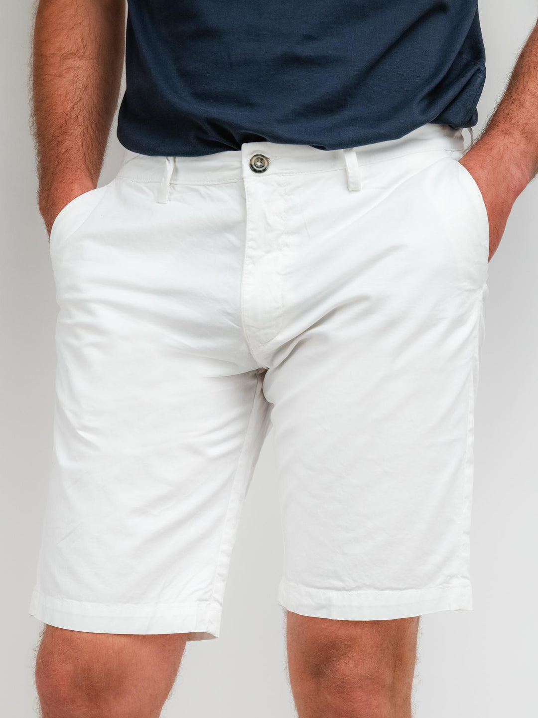 BERMUDA IN COTONE BIANCHI