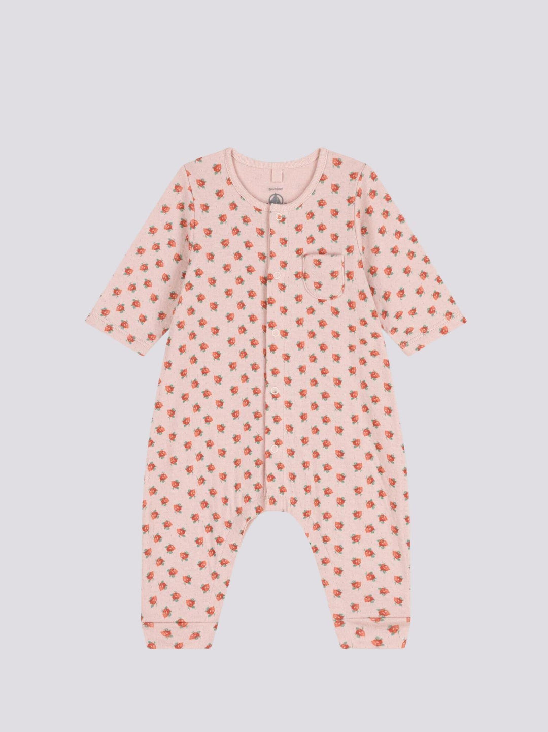 TUTINA LUNGA IN TUBIQUE CON STAMPA A FIORI A083E 01 PETIT BATEAU 