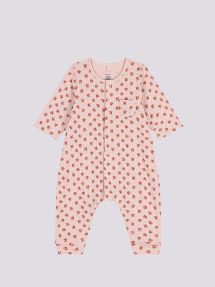 TUTINA LUNGA IN TUBIQUE CON STAMPA A FIORI A083E 01 PETIT BATEAU 