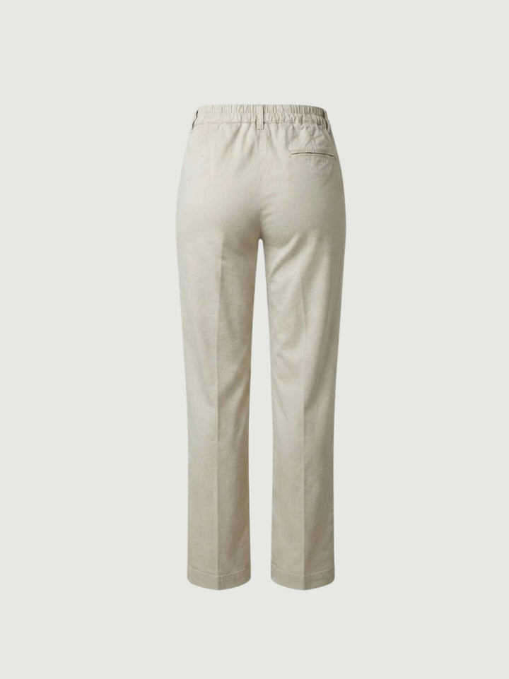 Pantalone a palazzo beige 80378GB BEIGE ANDREA MORANDO 