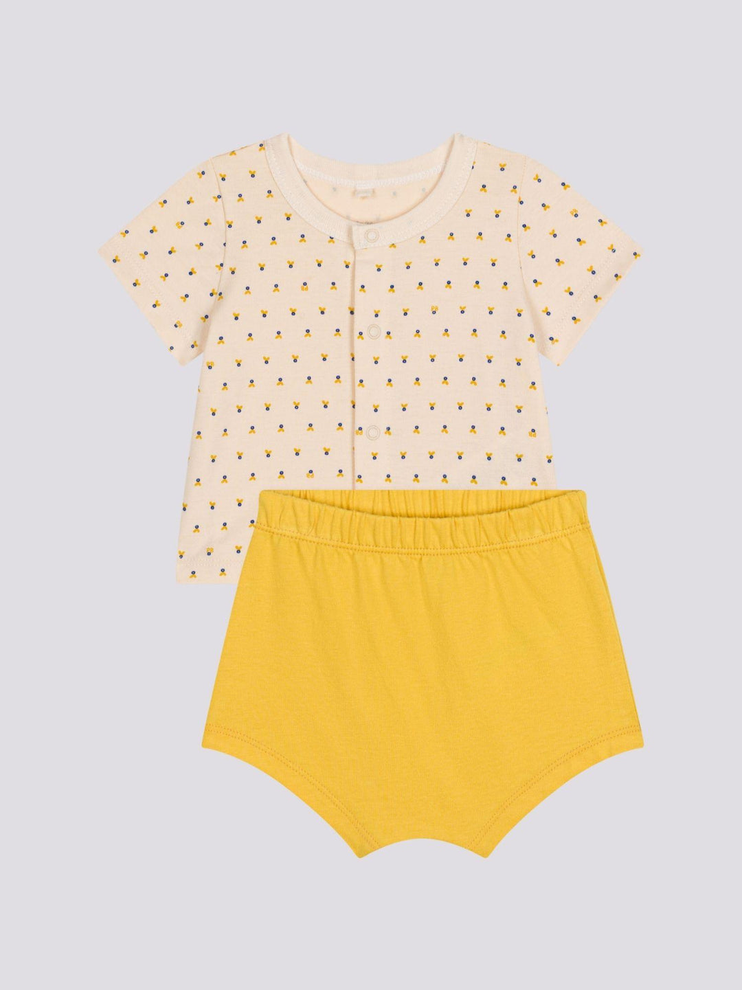 COMPLETO 2 PEZZI IN JERSEY LEGGERO BEBÈ A09JB 03 PETIT BATEAU 