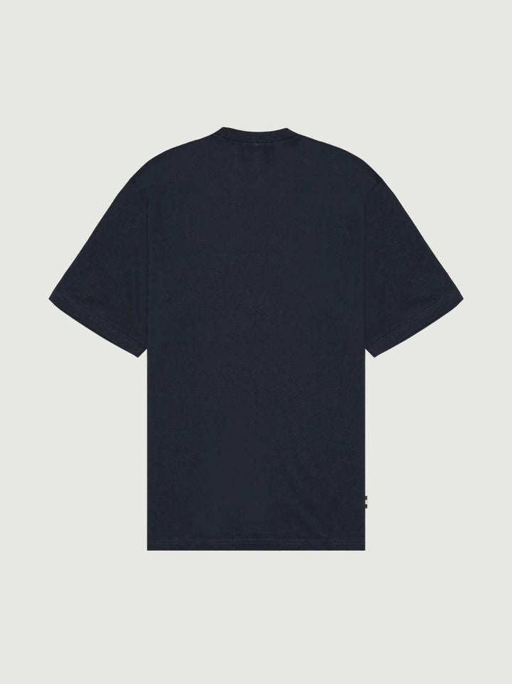 T-SHIRT CON TASCA A QUADRI