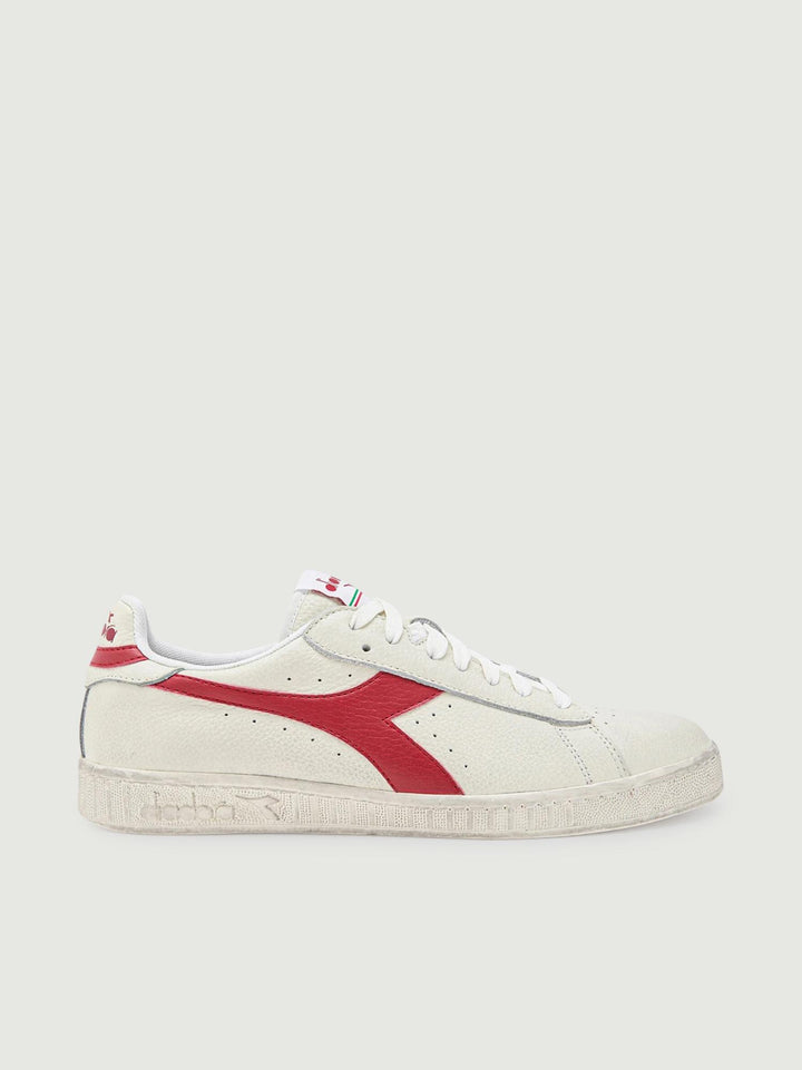 SNEAKERS GAME L LOW WAXED BIANCO ROSSO 501 178301C5147 DIADORA 