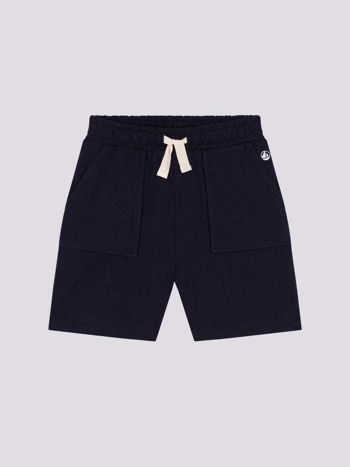 SHORTS BLU IN COTONE A09SN 01 PETIT BATEAU 