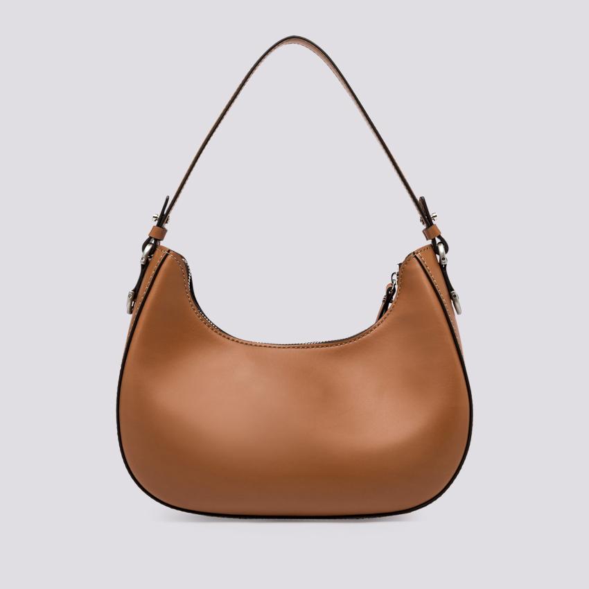BORSA Bianca in PELLE spazzolata nocciola BS 10426 CALF-NA 2908 GIANNI CHIARINI 