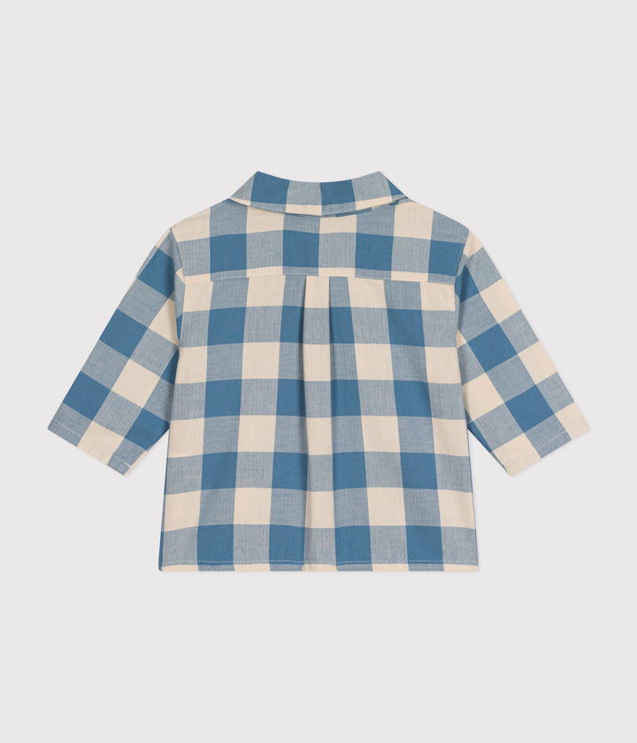 Camicia in flanella a quadri A0B4A 01 PETIT BATEAU 
