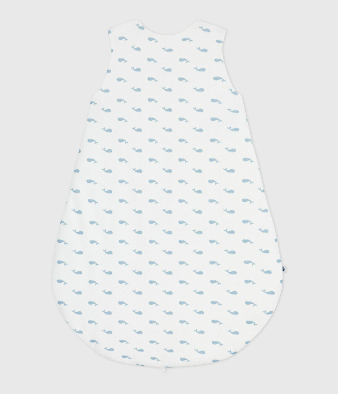 Sacco nanna in ciniglia con balene stampate neonato A0E1D 01 PETIT BATEAU 
