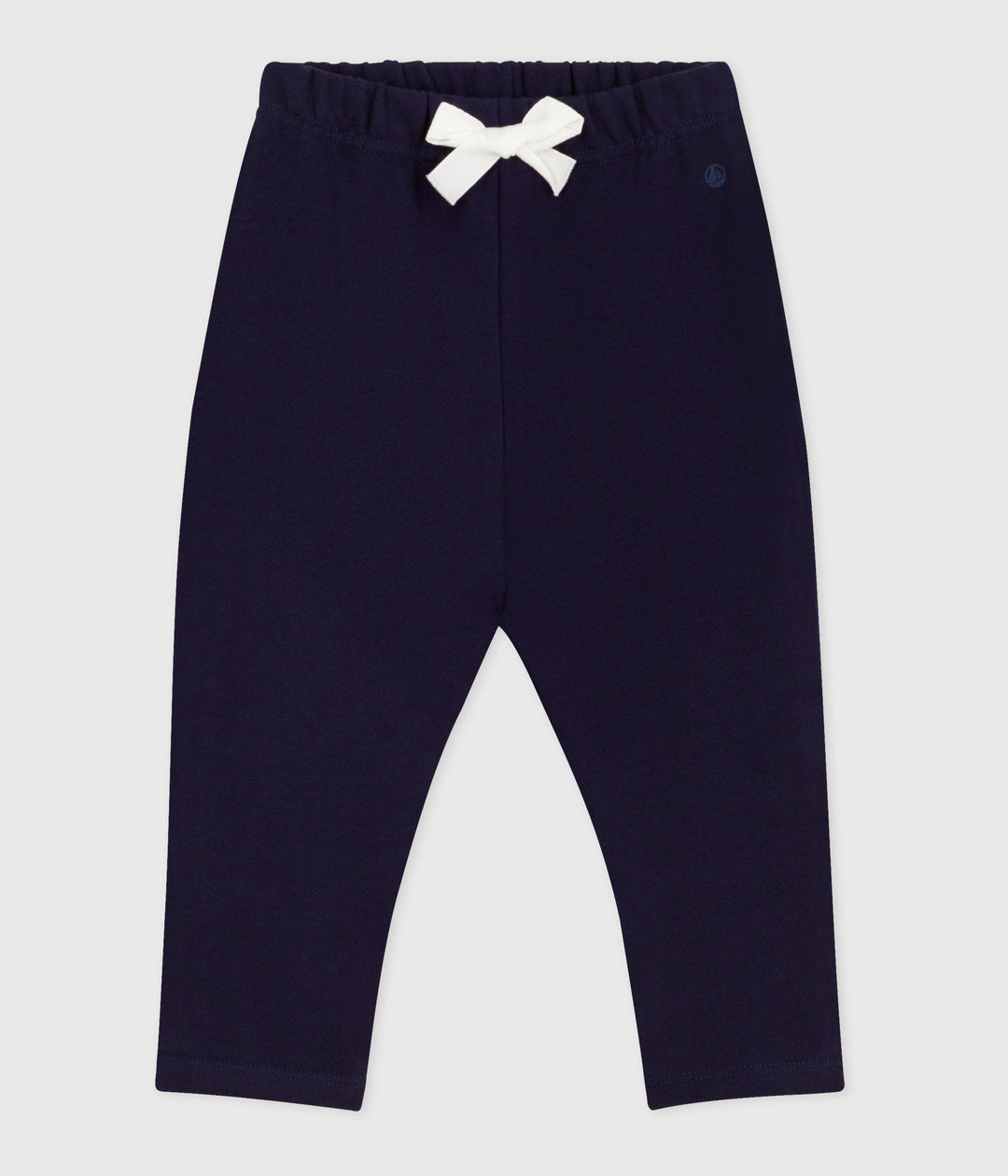 Pantaloni in cotone tinta unita neonato A0EJB 01 PETIT BATEAU 