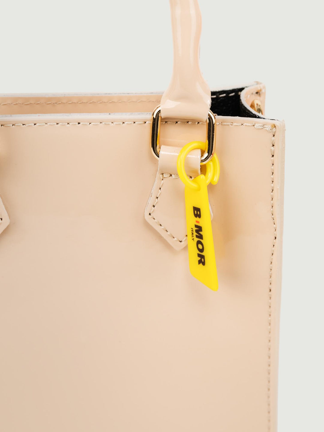BORSA BABY IN PELLE VERNICE BEIGE