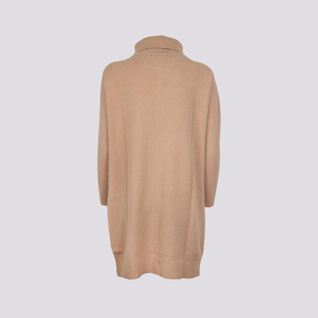 MAGLIA ABITO CON COLLO ALTO BEIGE 0370/225 0234 BIMOR 