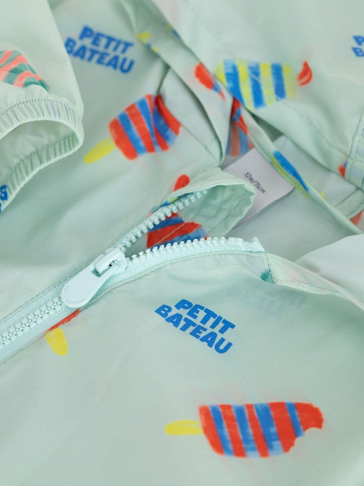 Giacca a vento anti-UV con stampa gelati A0F5C 02 PETIT BATEAU 