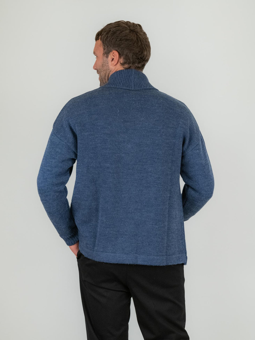 CARDIGAN MISTO LANA BLUETTE F2W4M051M 109 ANDREA MORANDO 