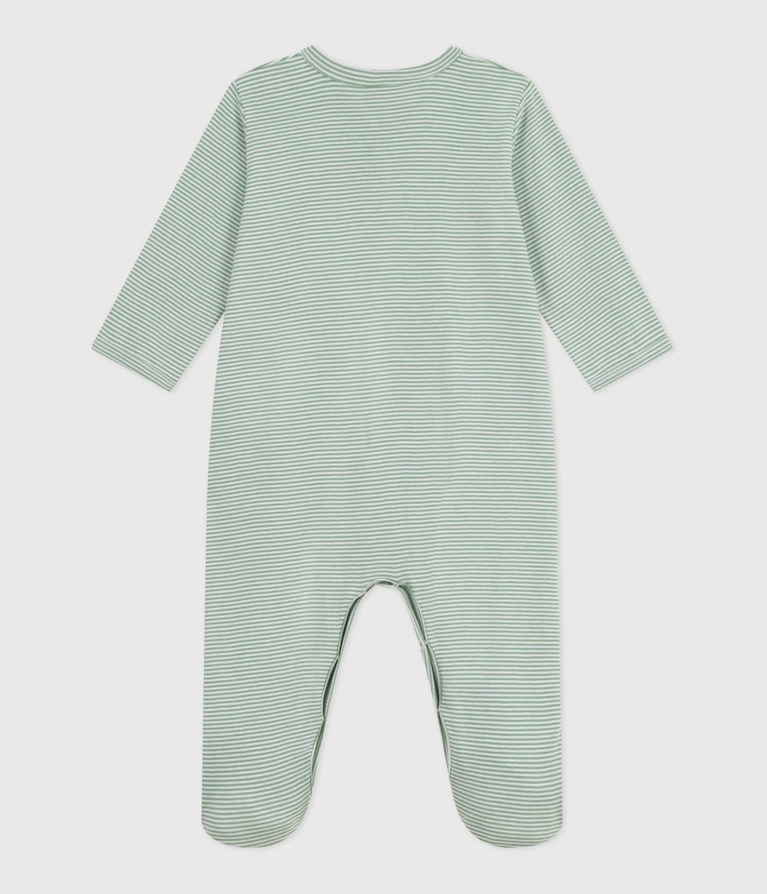 Pigiama in cotone millerighe neonato A0E2M 03 PETIT BATEAU 